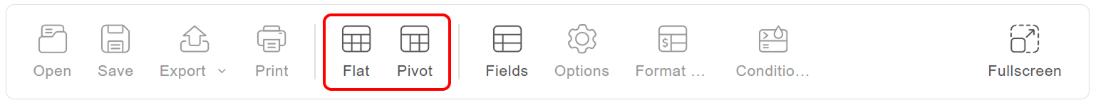 Flat and pivot tabs